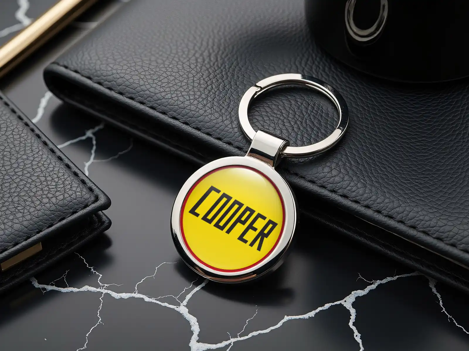 Mini Cooper Anelli Chiave Personalizzati Lega Logo Durevole